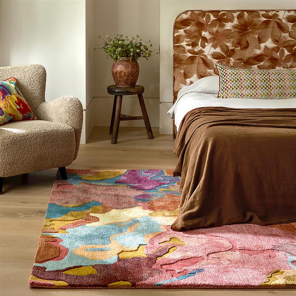 Tapis Forêt Palissandre/Myrtille
