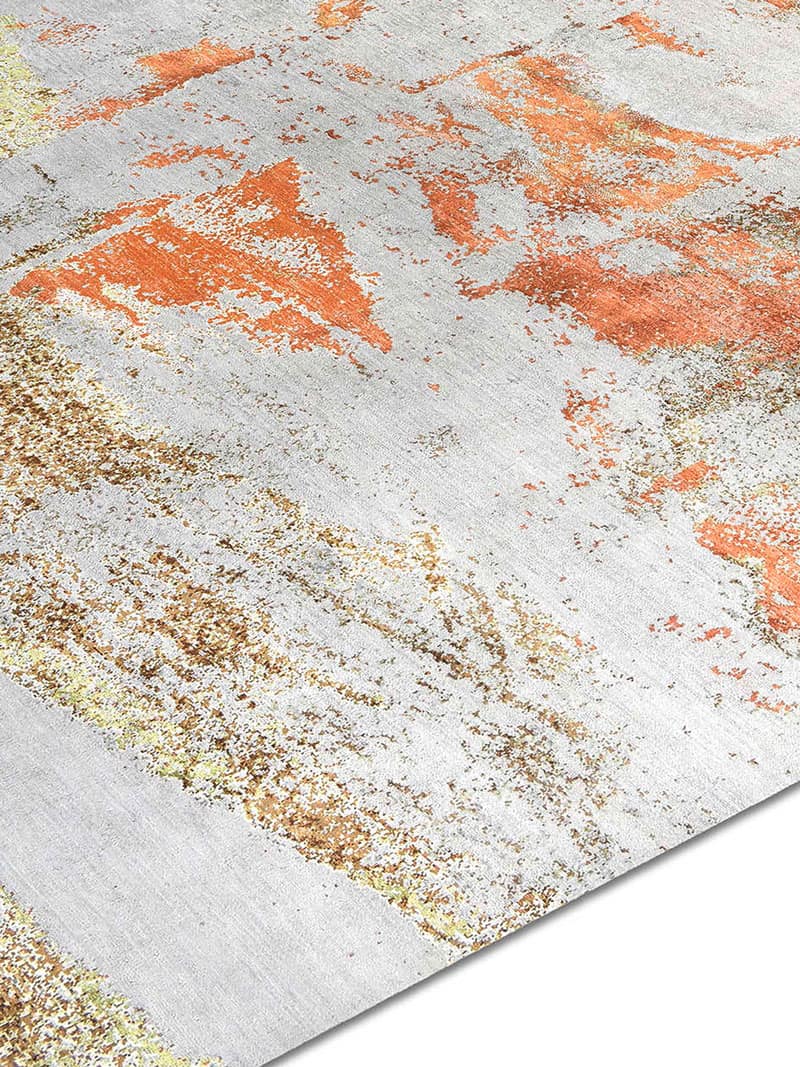 Tapis Arizona No. 02 Original sur Gris Clair