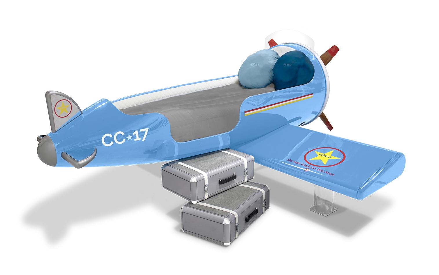 Lit enfant Sky One Plane
