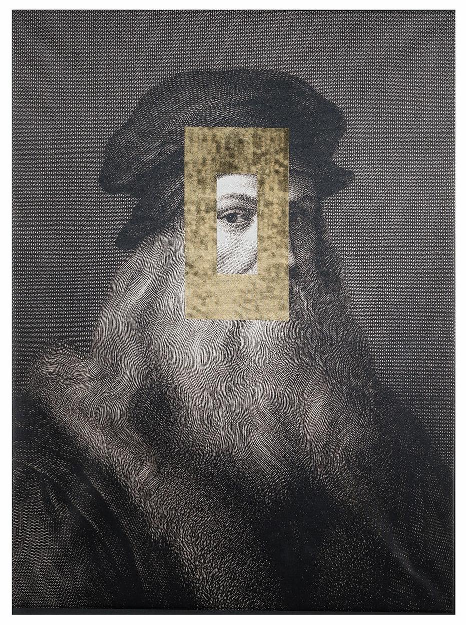 Panneau portrait Leonardo