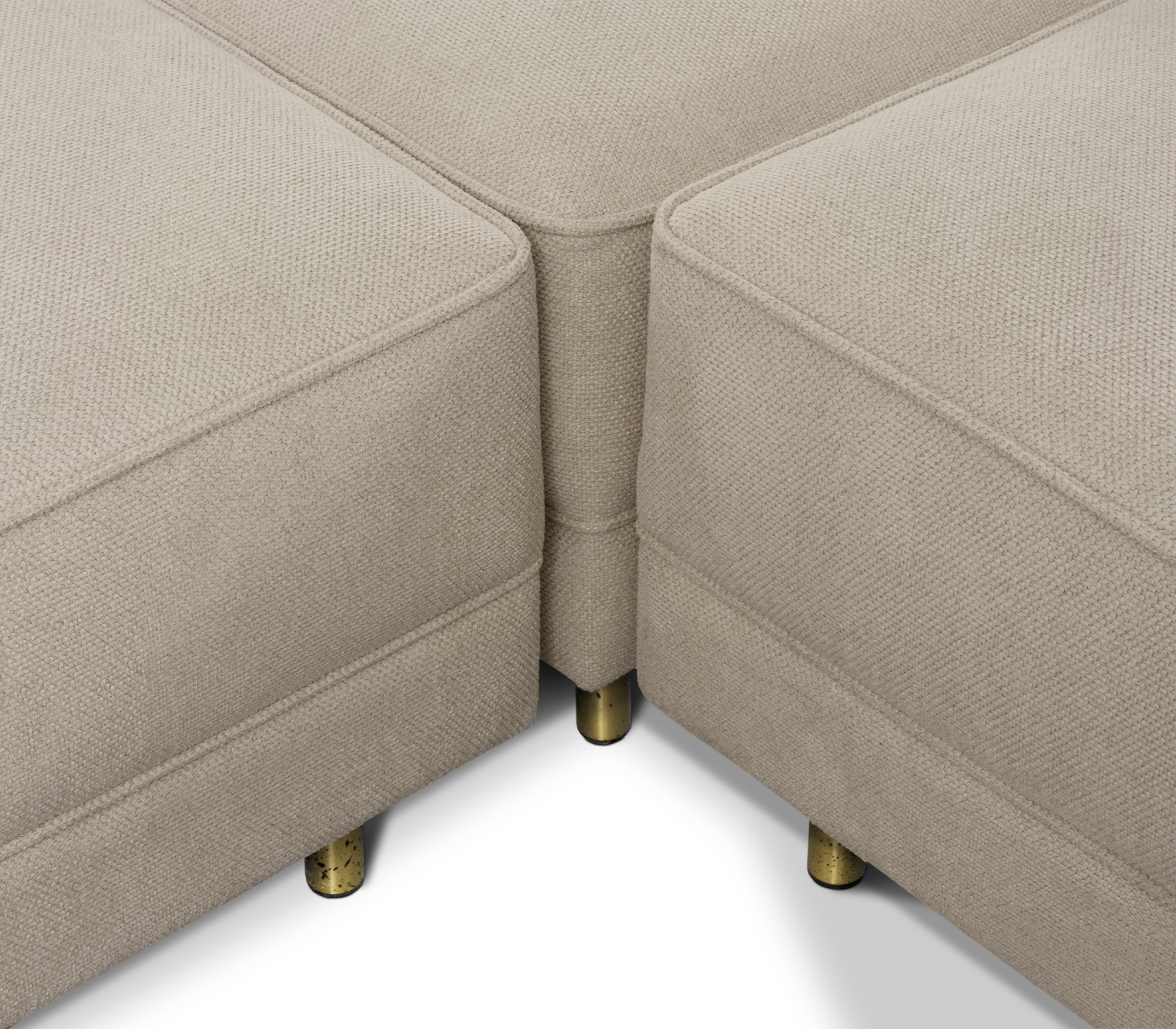 Canapé Modulaire Crème Imperia