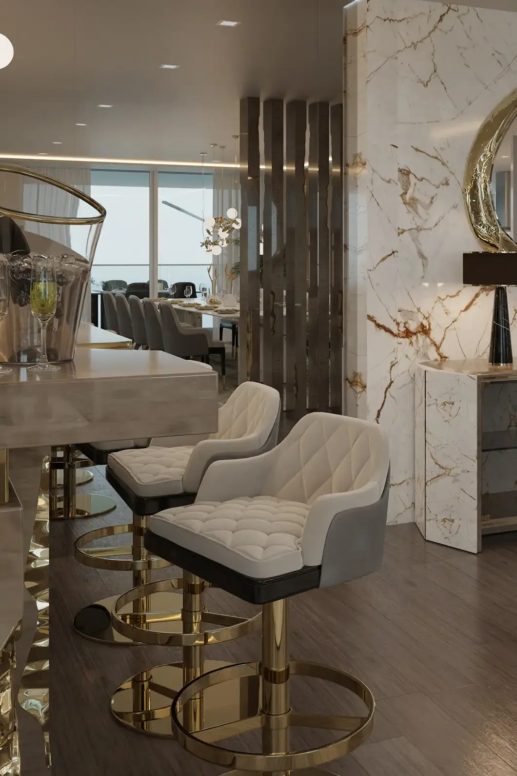 Chaise de Bar Pivotante Charla