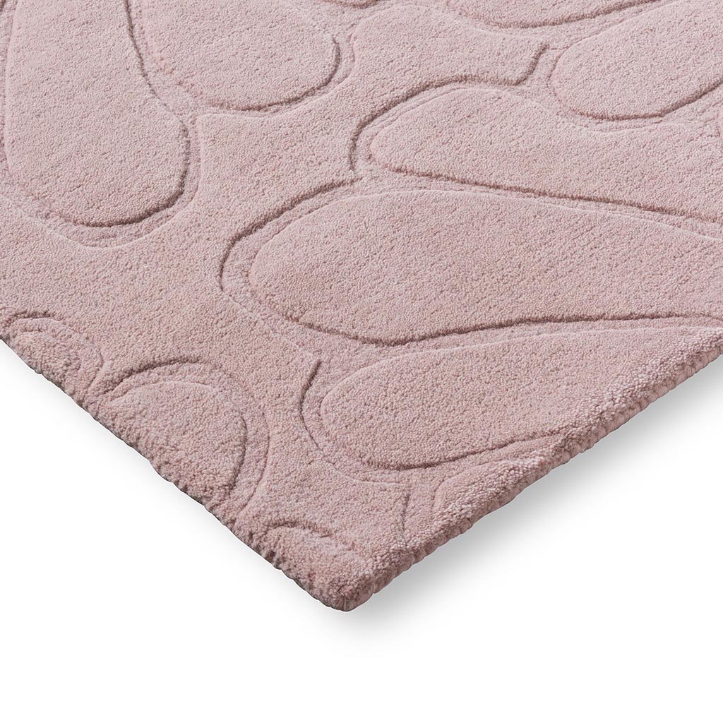 Tapis Pétales Coleby Rose Craie