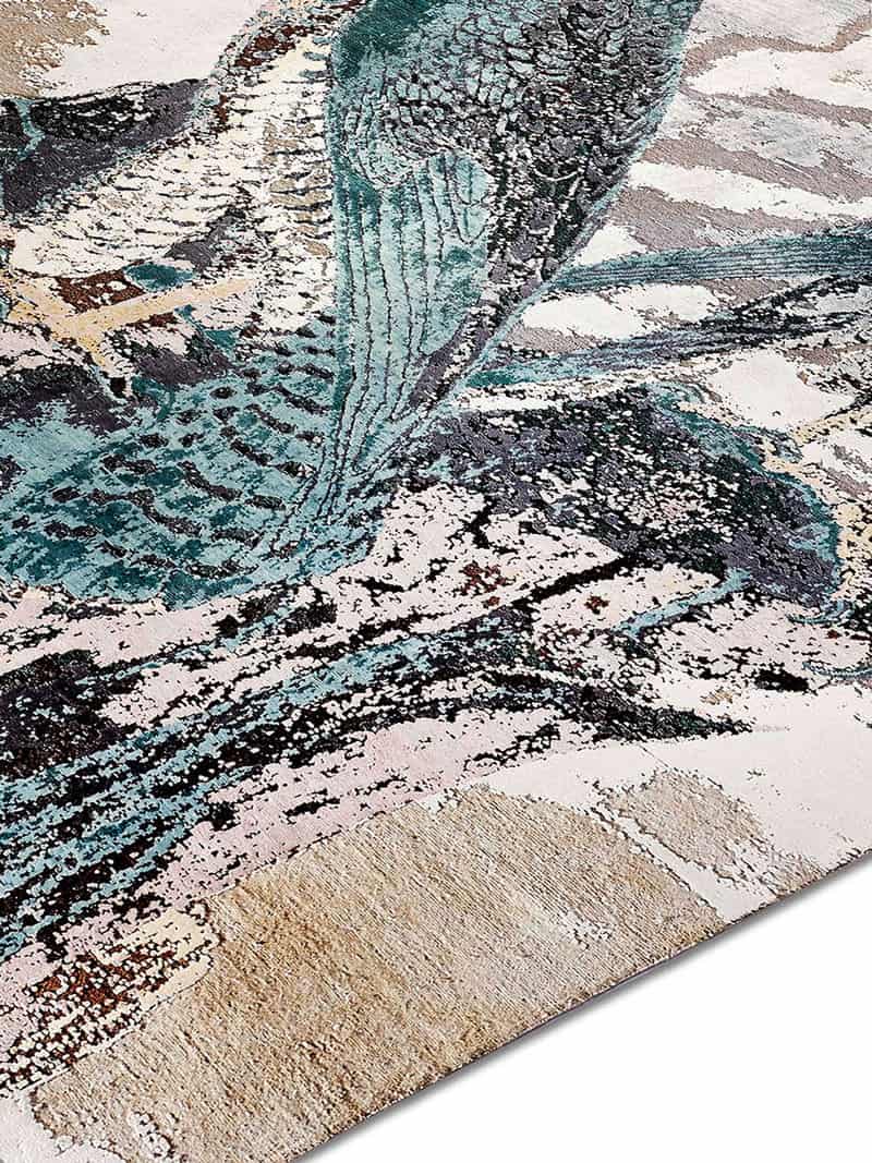 Tapis tissé main Faucon