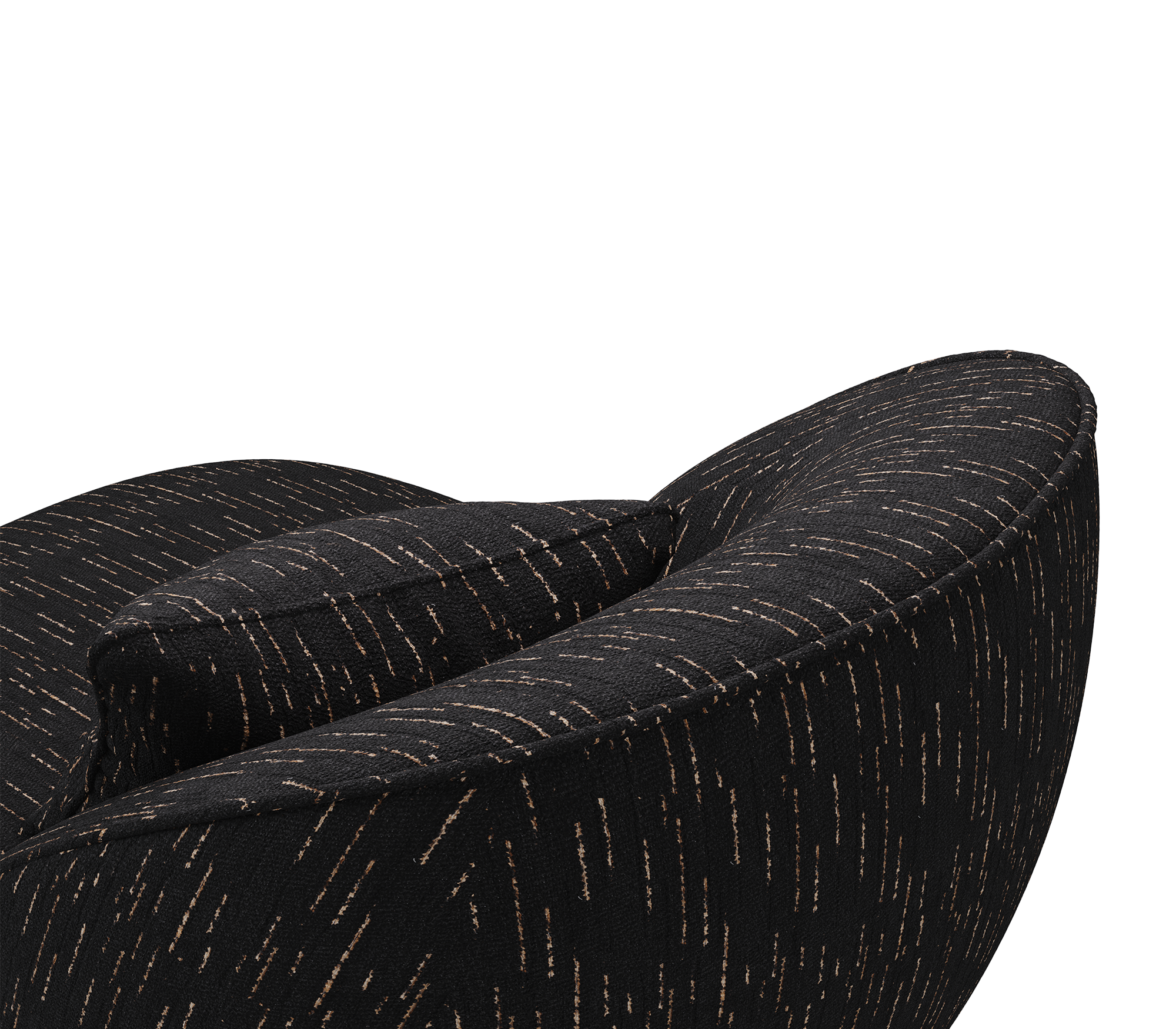 Fauteuil Angora Noir
