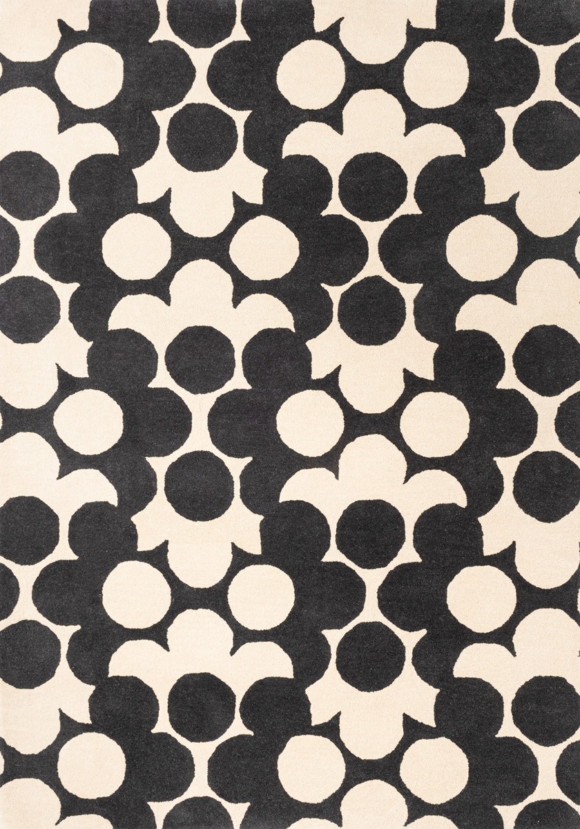 Tapis Puzzle Flower Ardoise
