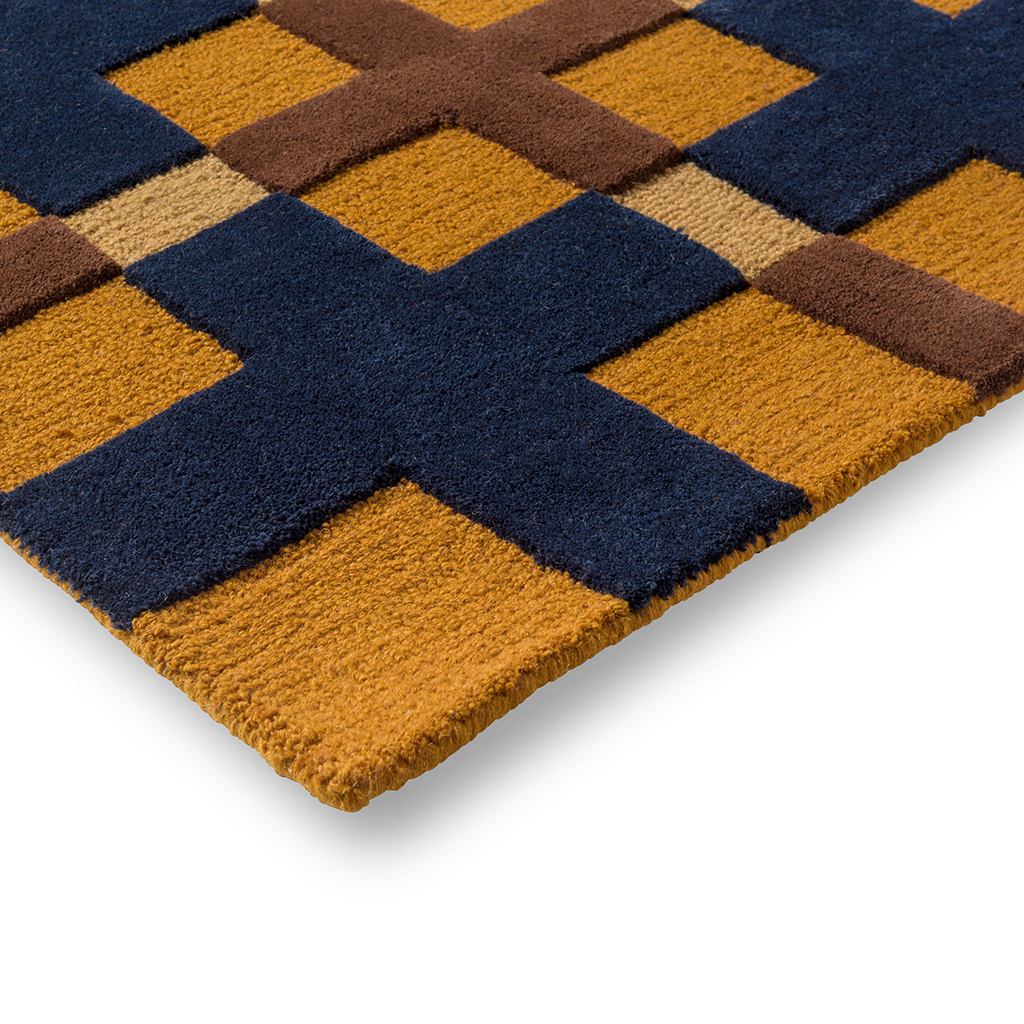 Tapis design Decor Milano Ocre Doré 097806