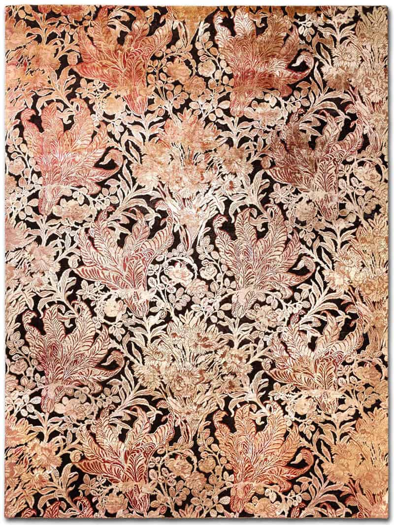 Tapis Camilla Original sur Violet Foncé | Taille: 122 x 183 cm