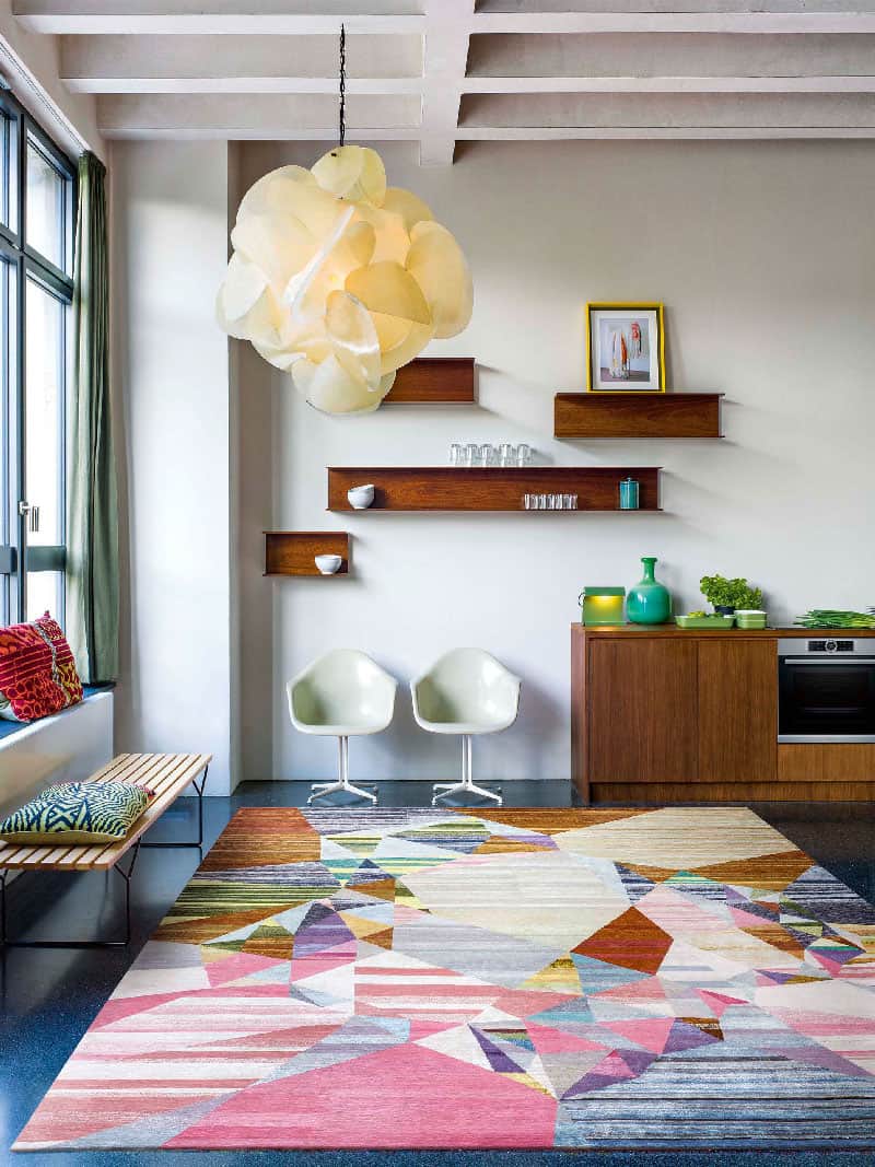 Tapis noué main Cœur Luxe