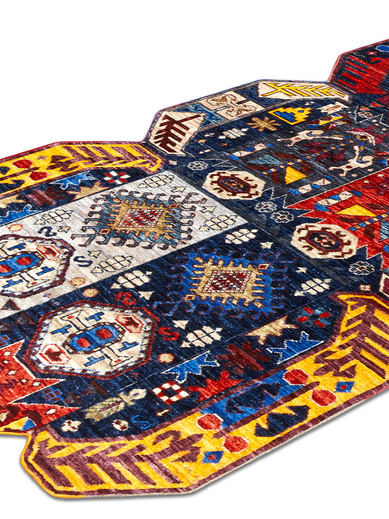Tapis fait main de luxe Multiforme