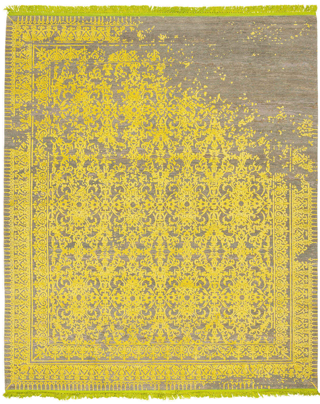 Tapis Ferrara Radi Rocked Jaune | Taille: 300 x 400 cm