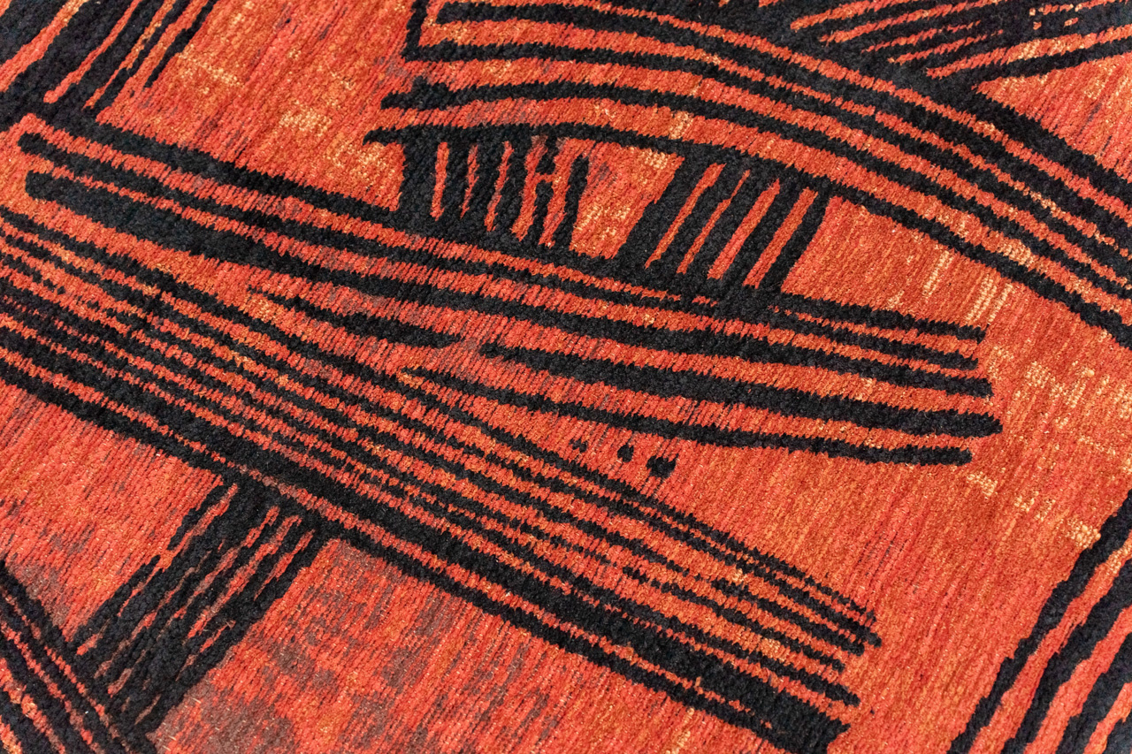 Tapis Kanji Ginger Chocolate | Taille: 140 × 200 cm