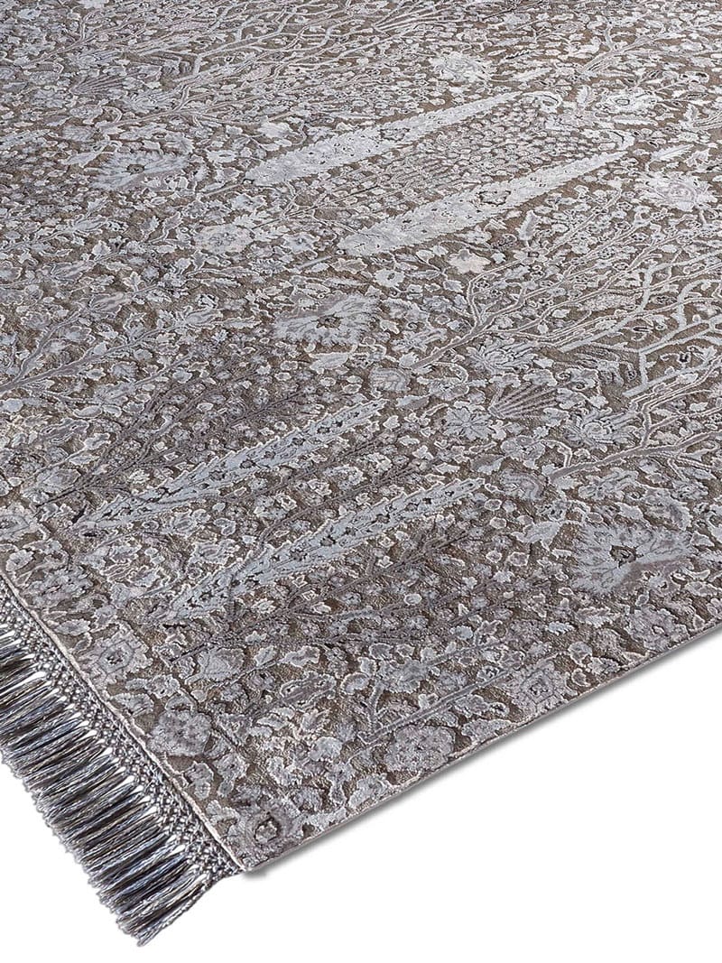 Tapis de luxe Jardin de Pins Charbon