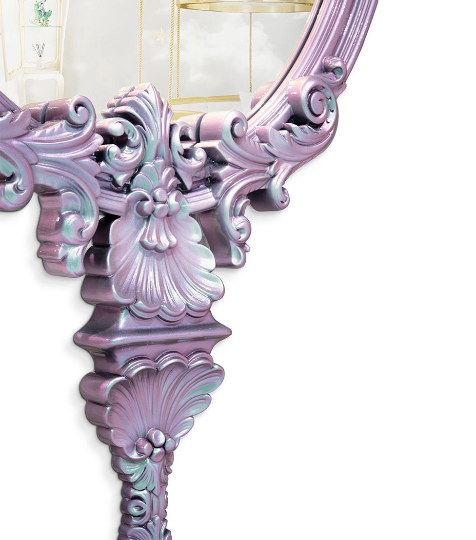 Miroir mural enfant Chameleon Rose