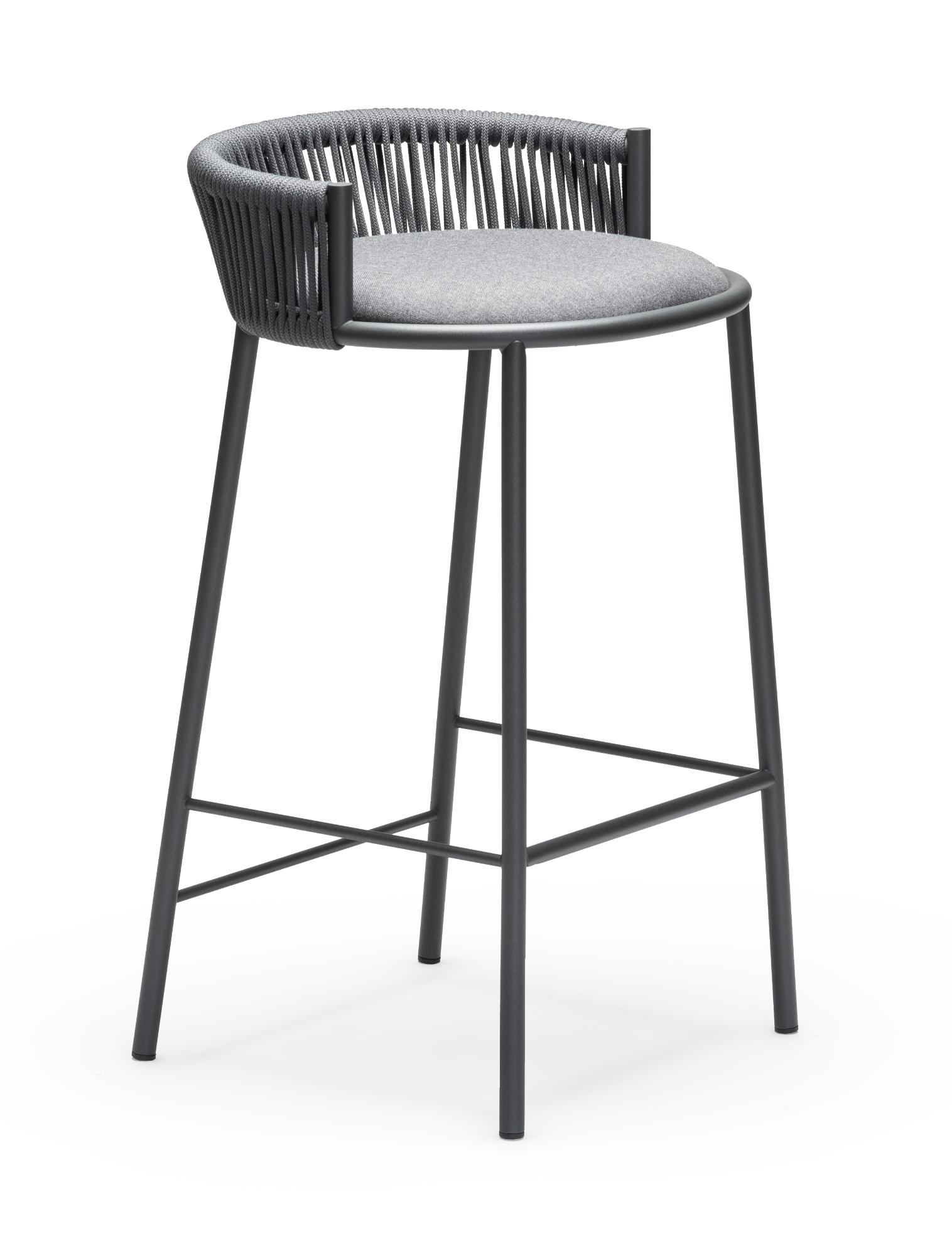 Tabouret de Bar d'Extérieur Millie SG-65 Gris