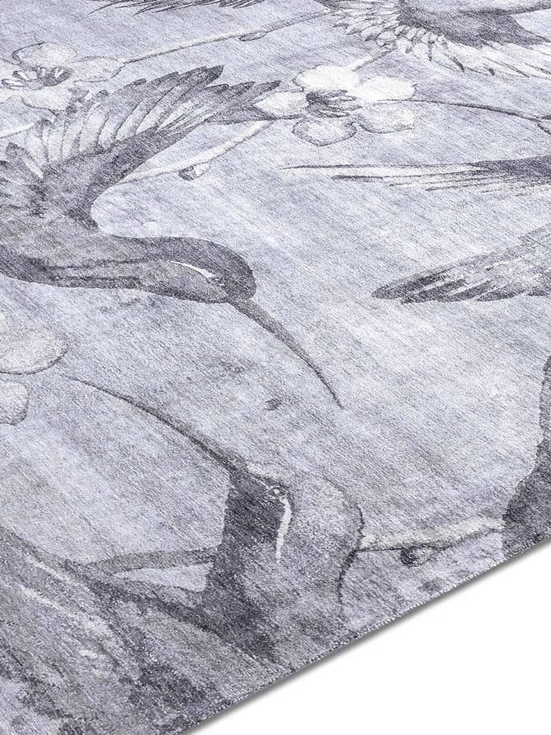 Tapis noué main Colibris