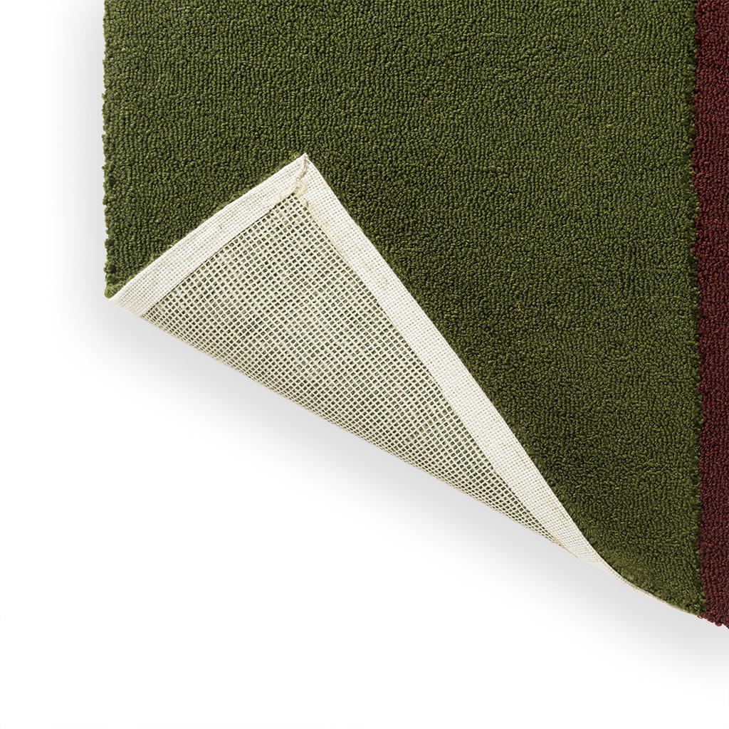 Tapis d’extérieur Festival Rayures Orange / Vert | Taille: 250 x 350 cm