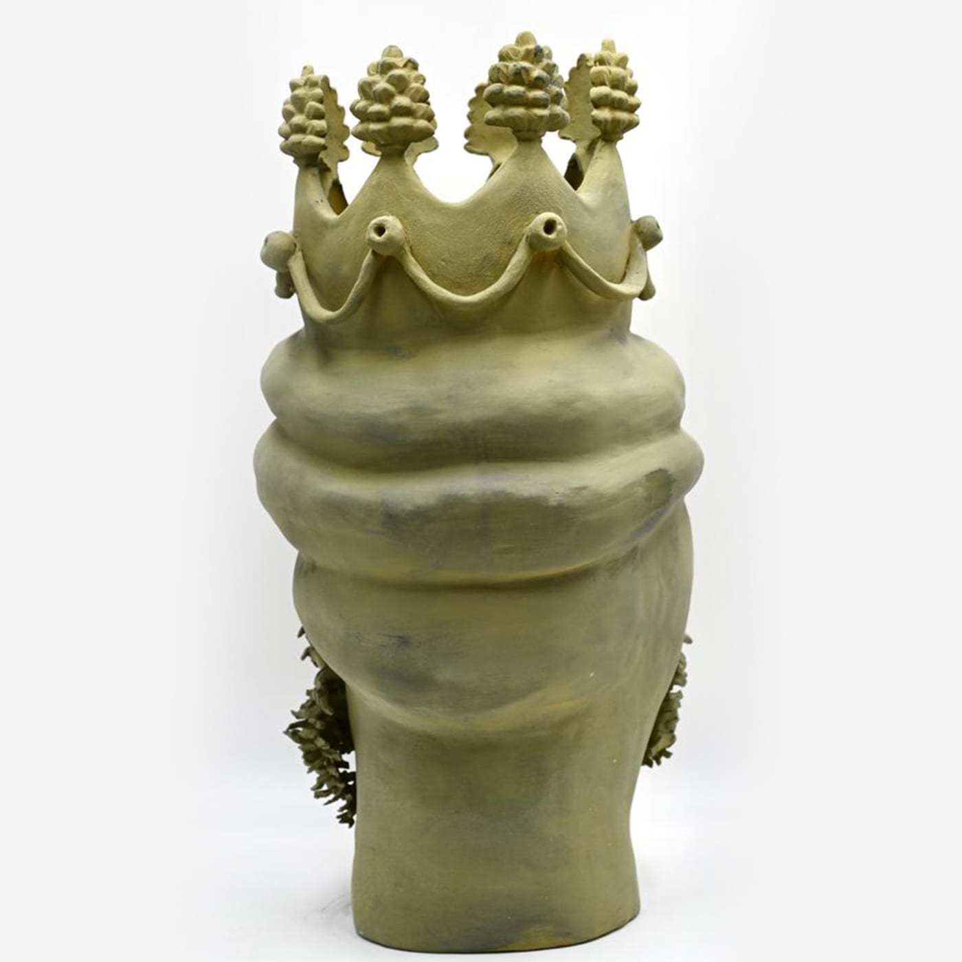 Sculpture Tête De Maure Pistache