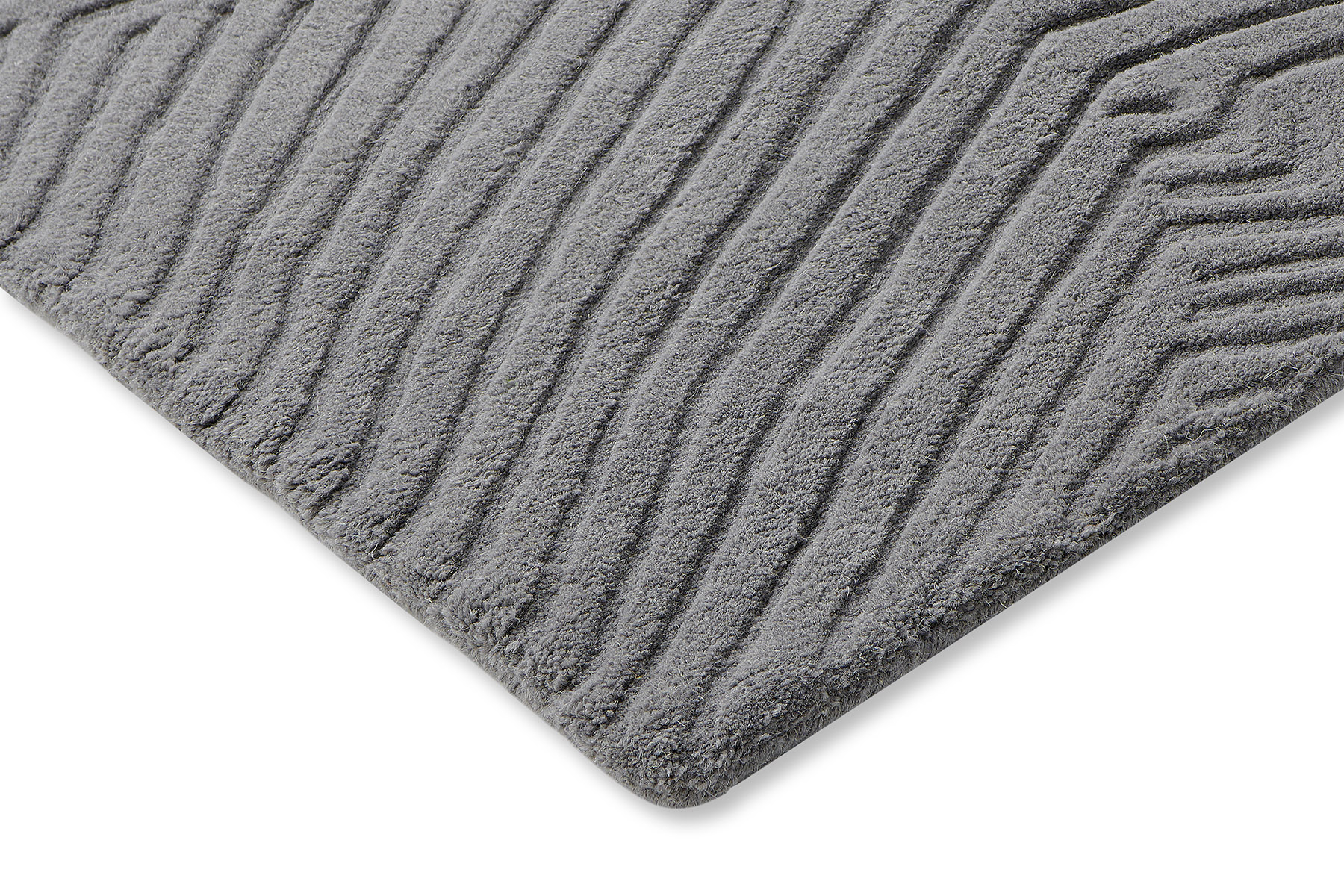 Tapis Folia Gris Frais
