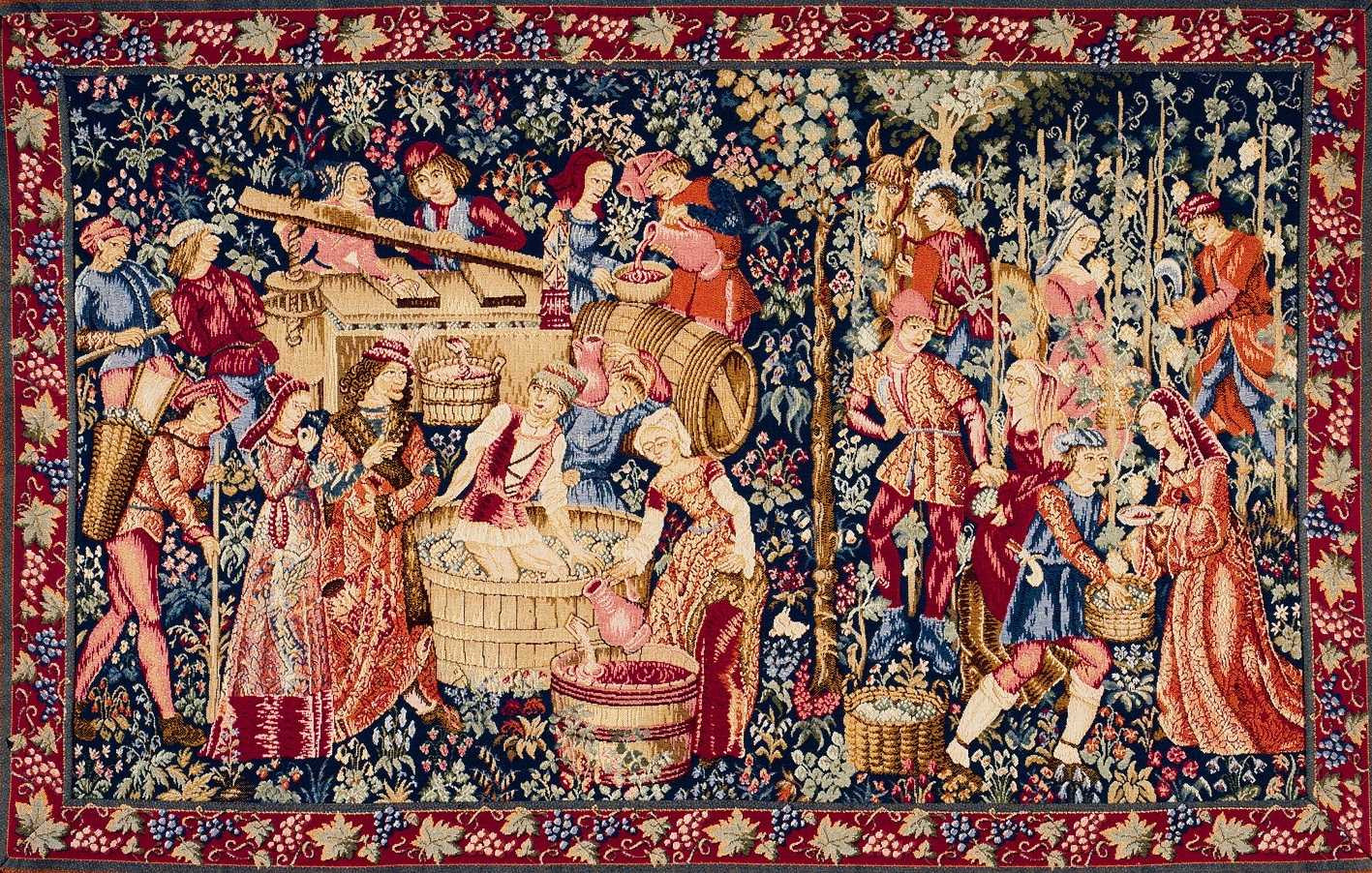 Tapisserie Moisson Horizontale avec Bordure