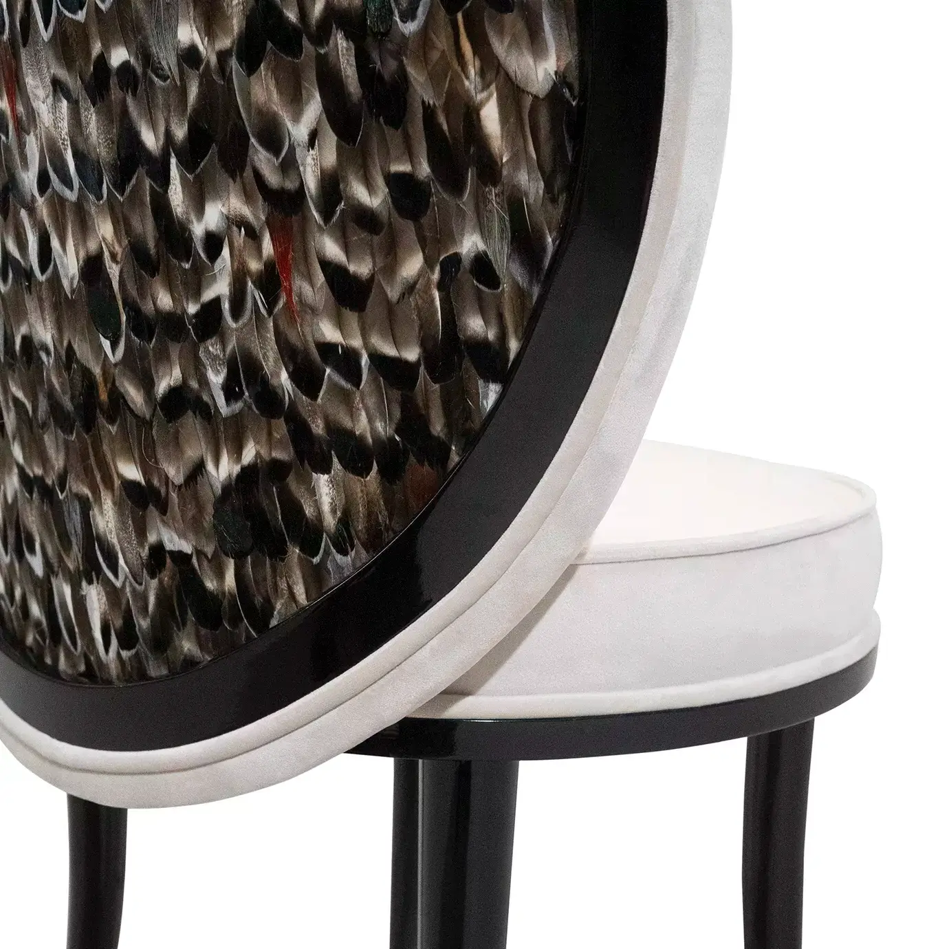 Chaise de Salle à Manger Merveille Dos Plumes Folie