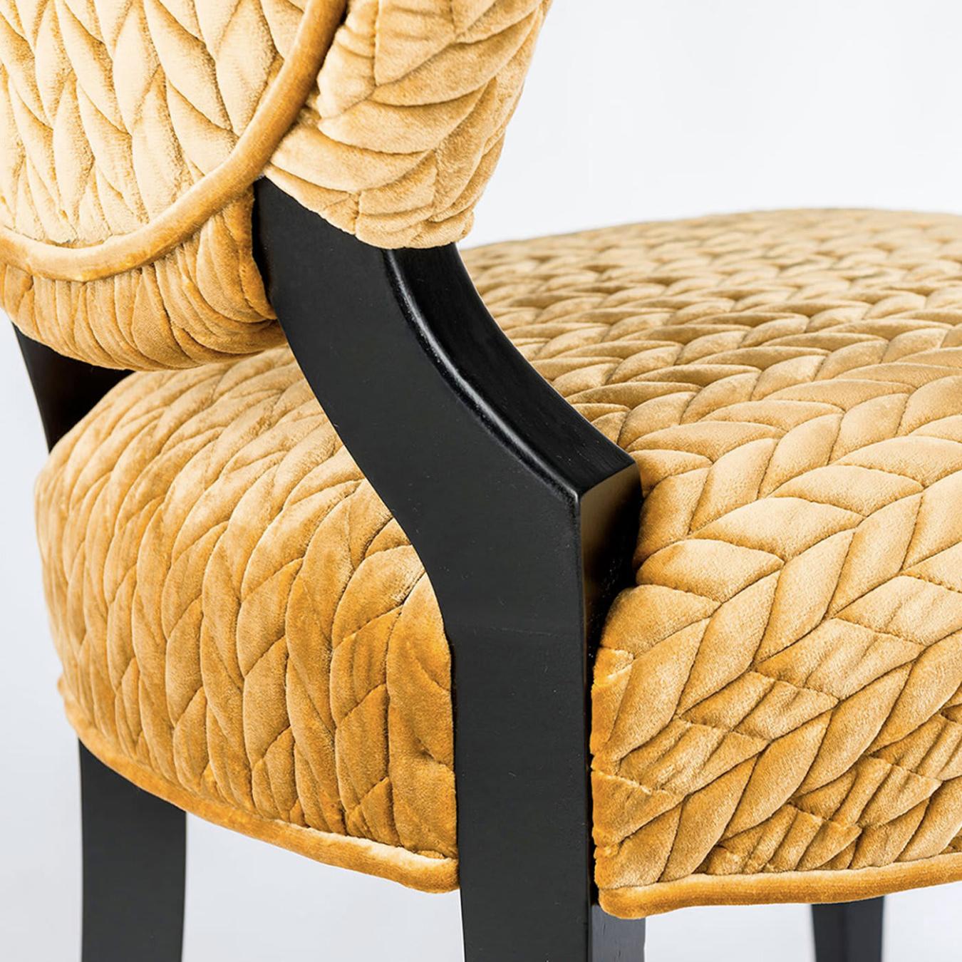 Chaise de salle à manger Sophia en velours