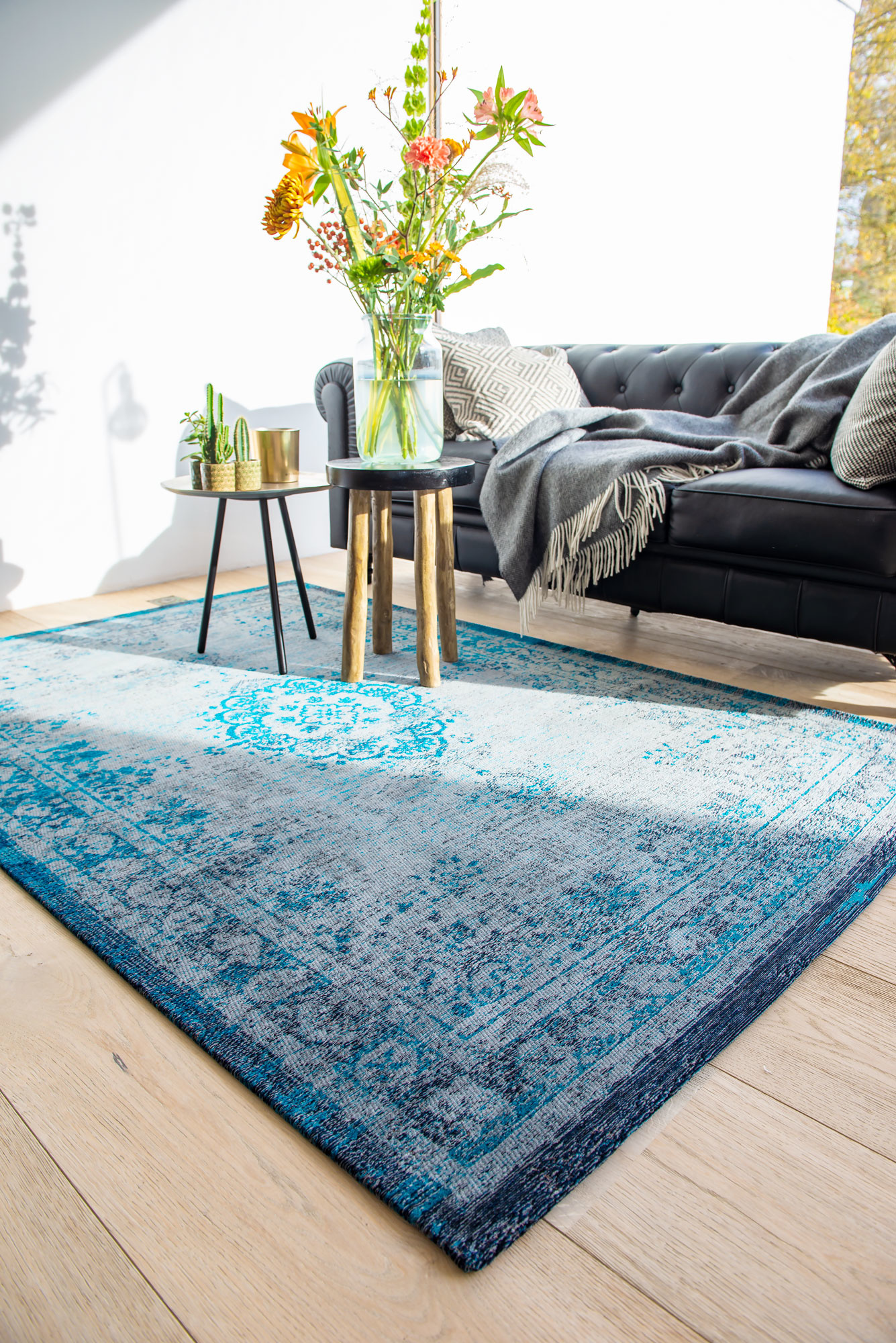 Tapis 8255 Grey Turquoise
