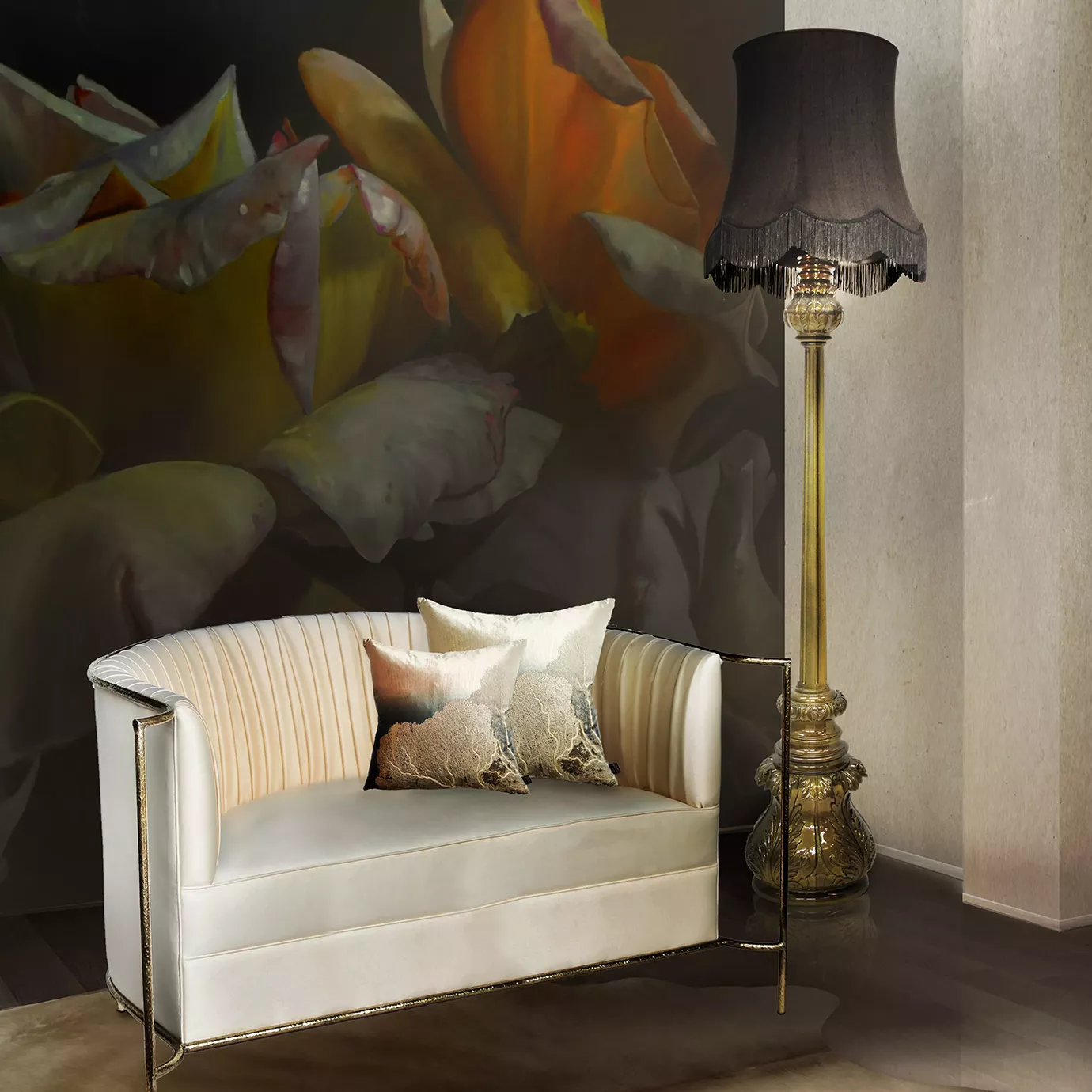 Lampadaire Lotus