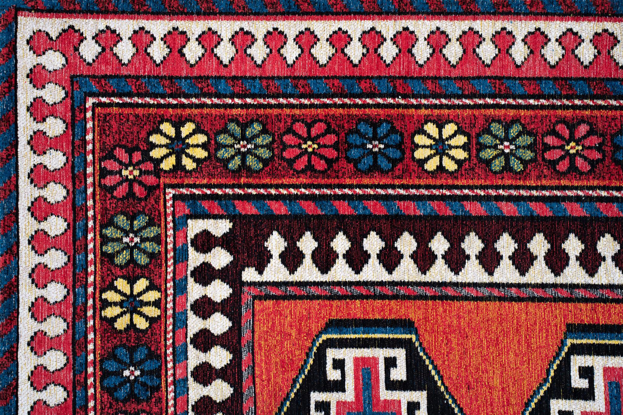Tapis Antalia Mélange Rouge 9844