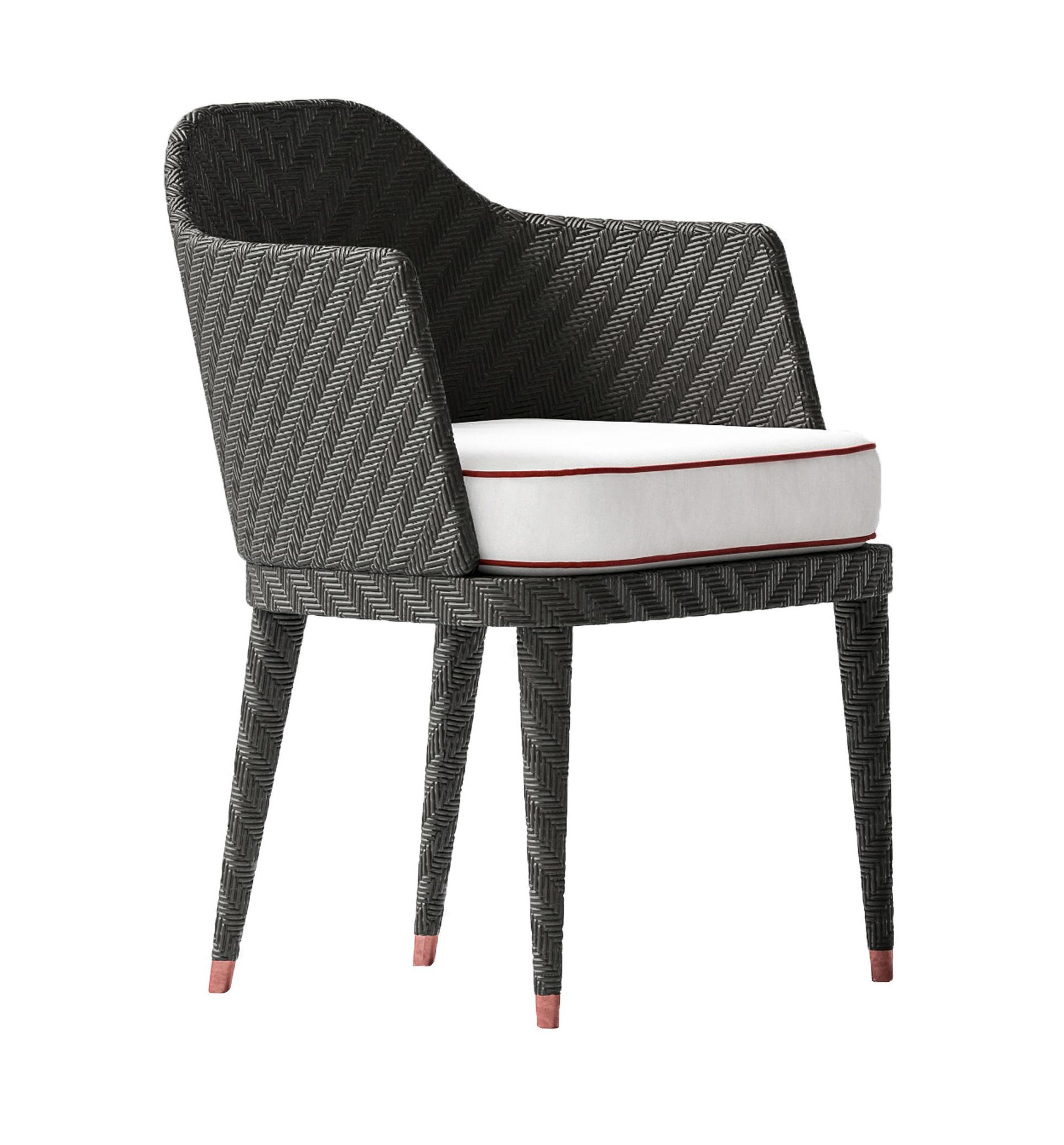 Chaise D’Extérieur Avec Accoudoirs