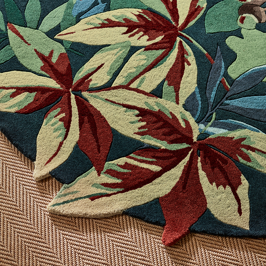 Tapis rond Robin's Wood Vert Forêt 146508