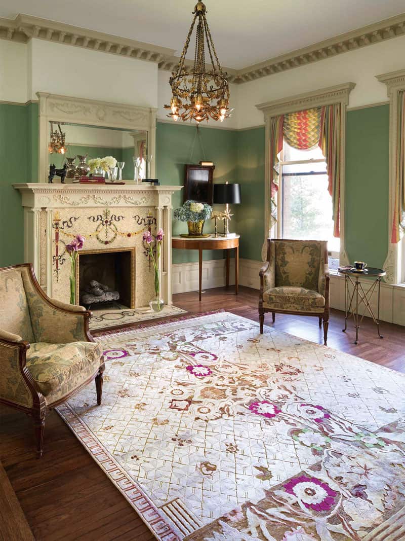 Tapis tissé main Floral Versus | Taille: 274 x 365 cm