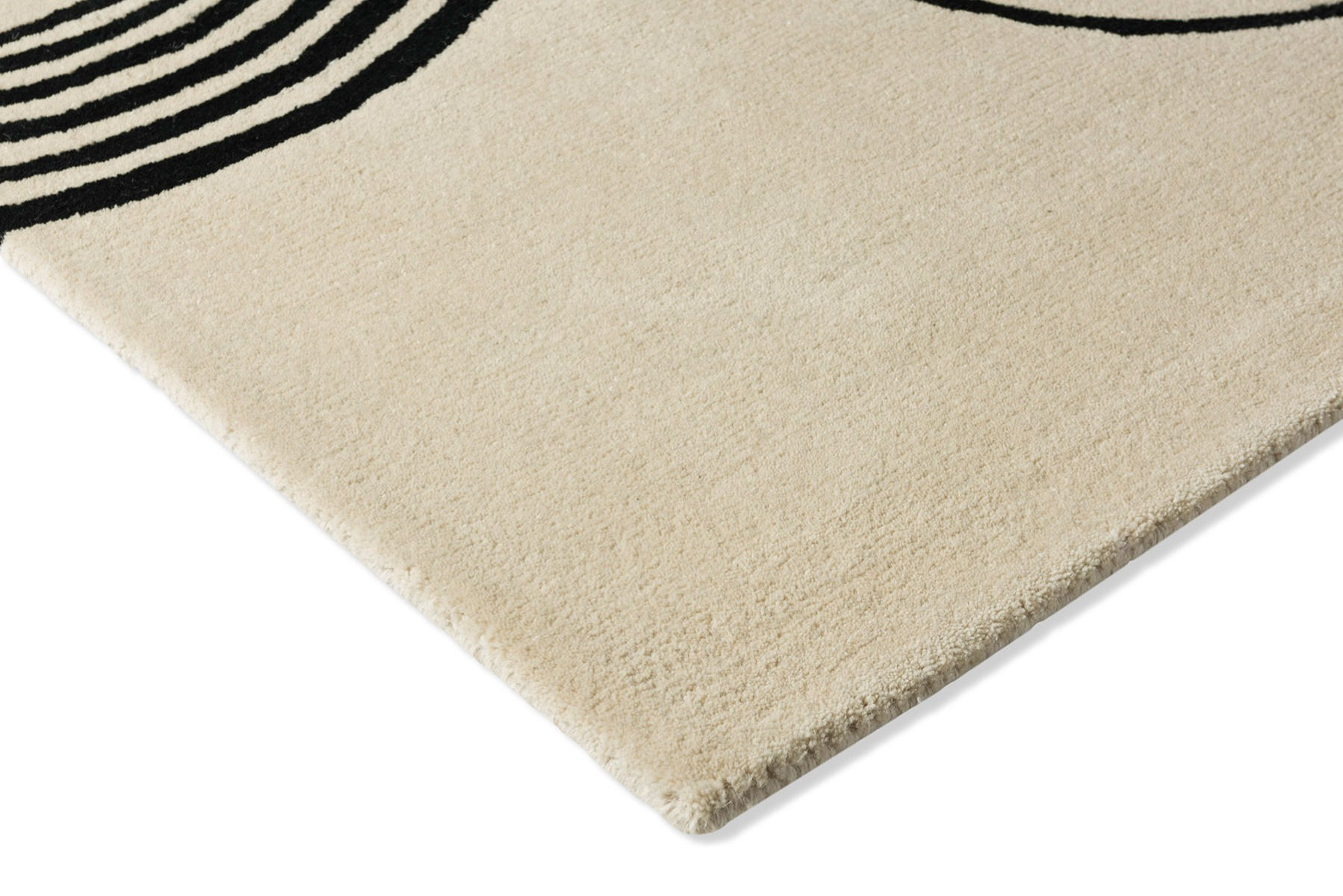 Tapis tufté main Decor Flow Sable Doux