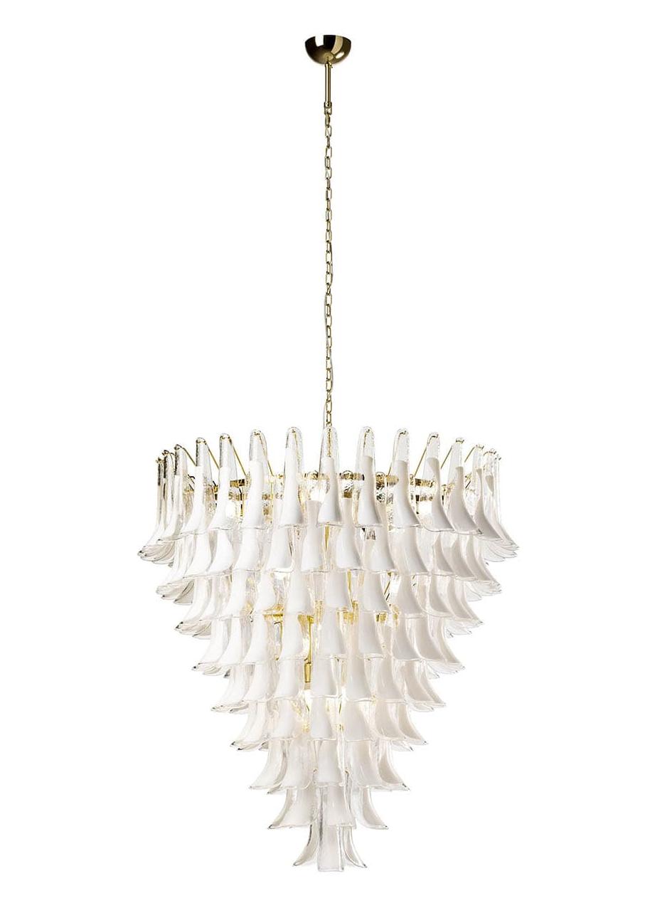 Lustre Rond Feuilles de Murano