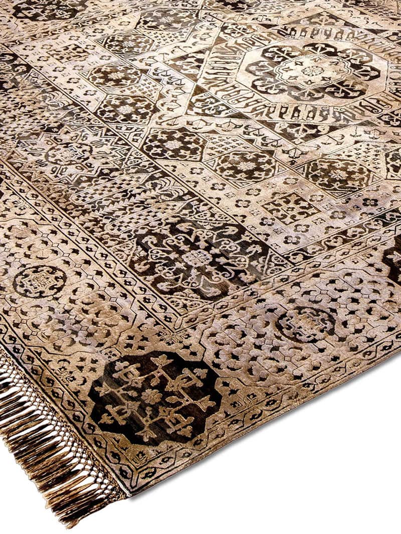 Tapis de luxe Gold Mauve