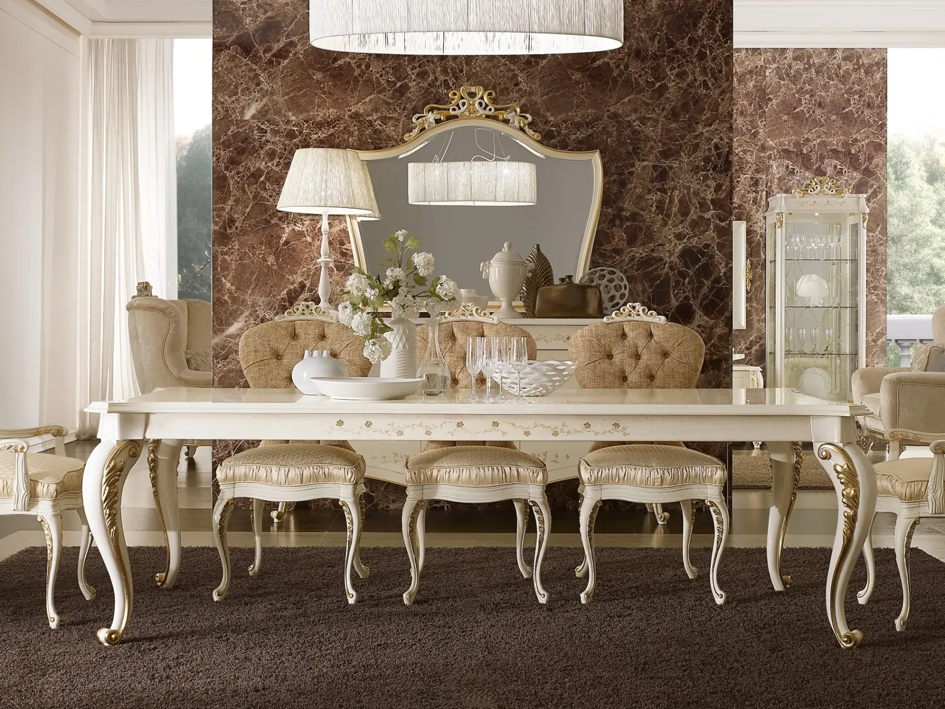 Table À Manger Beige Italienne