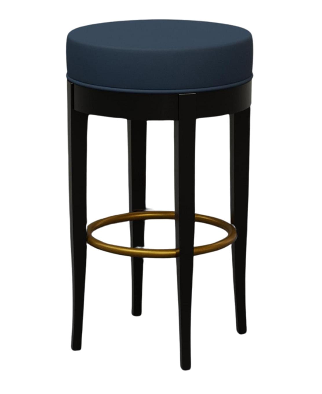 Tabouret de bar bleu
