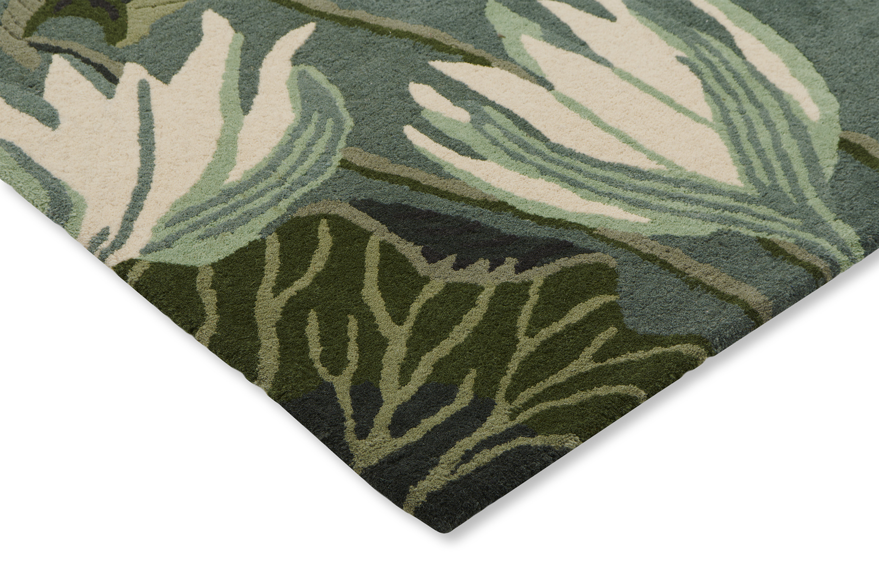 Tapis Waterlily Étang de Minuit | Taille: 250 x 350 cm