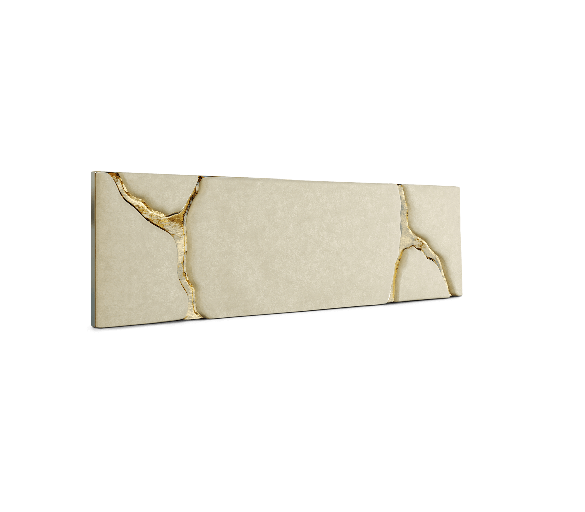 Tête de Lit Blanche Fissure