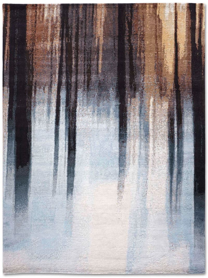 Tapis tissé main Woods
