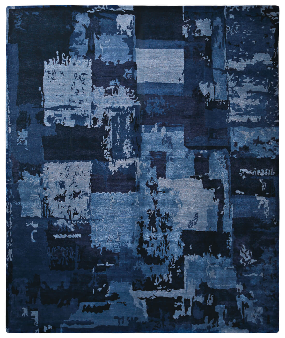 Tapis Boro 3 Bleu