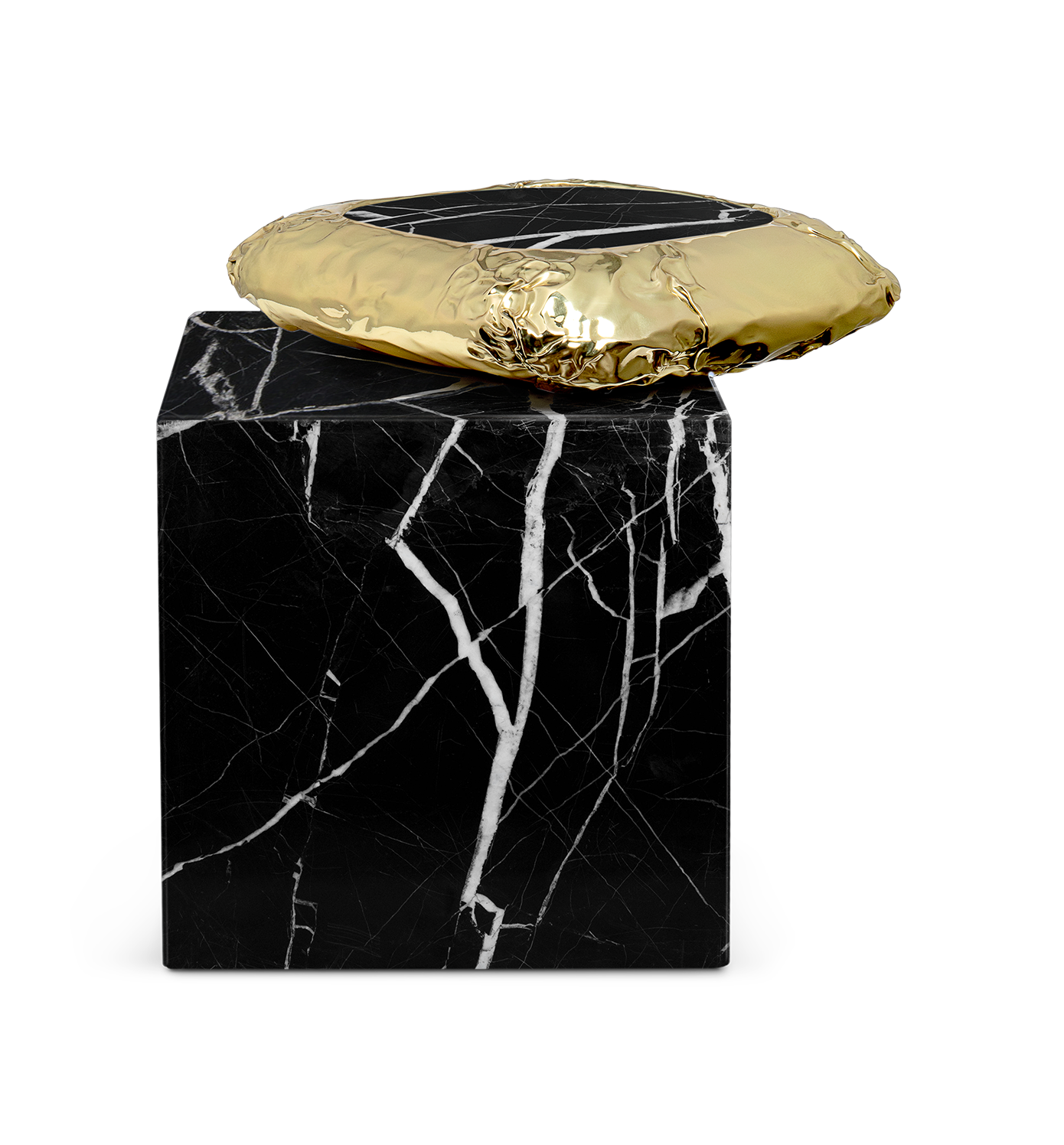 Table d’Appoint Nero Marquina Megalith