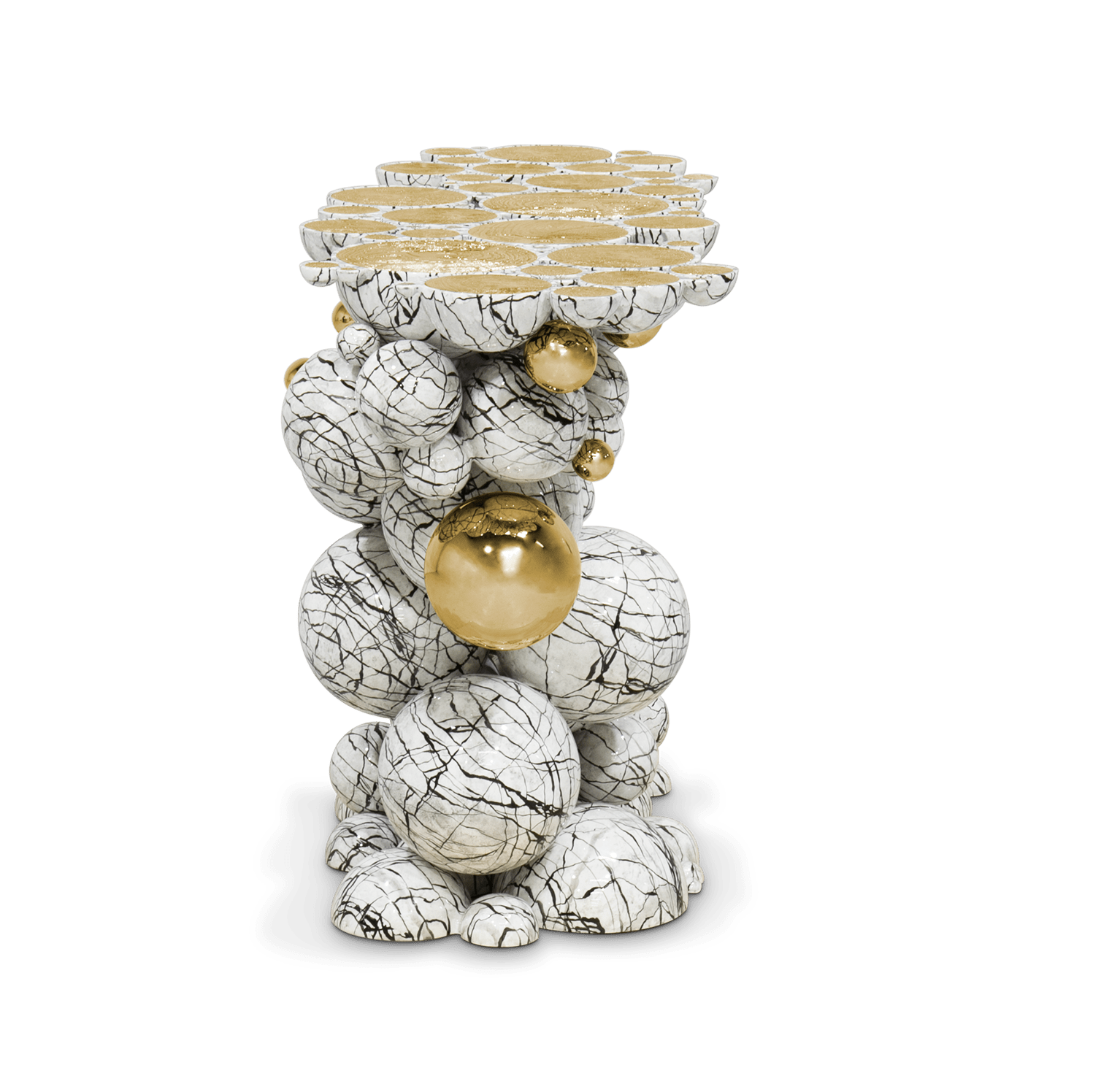 Console Newton Effet Marbre
