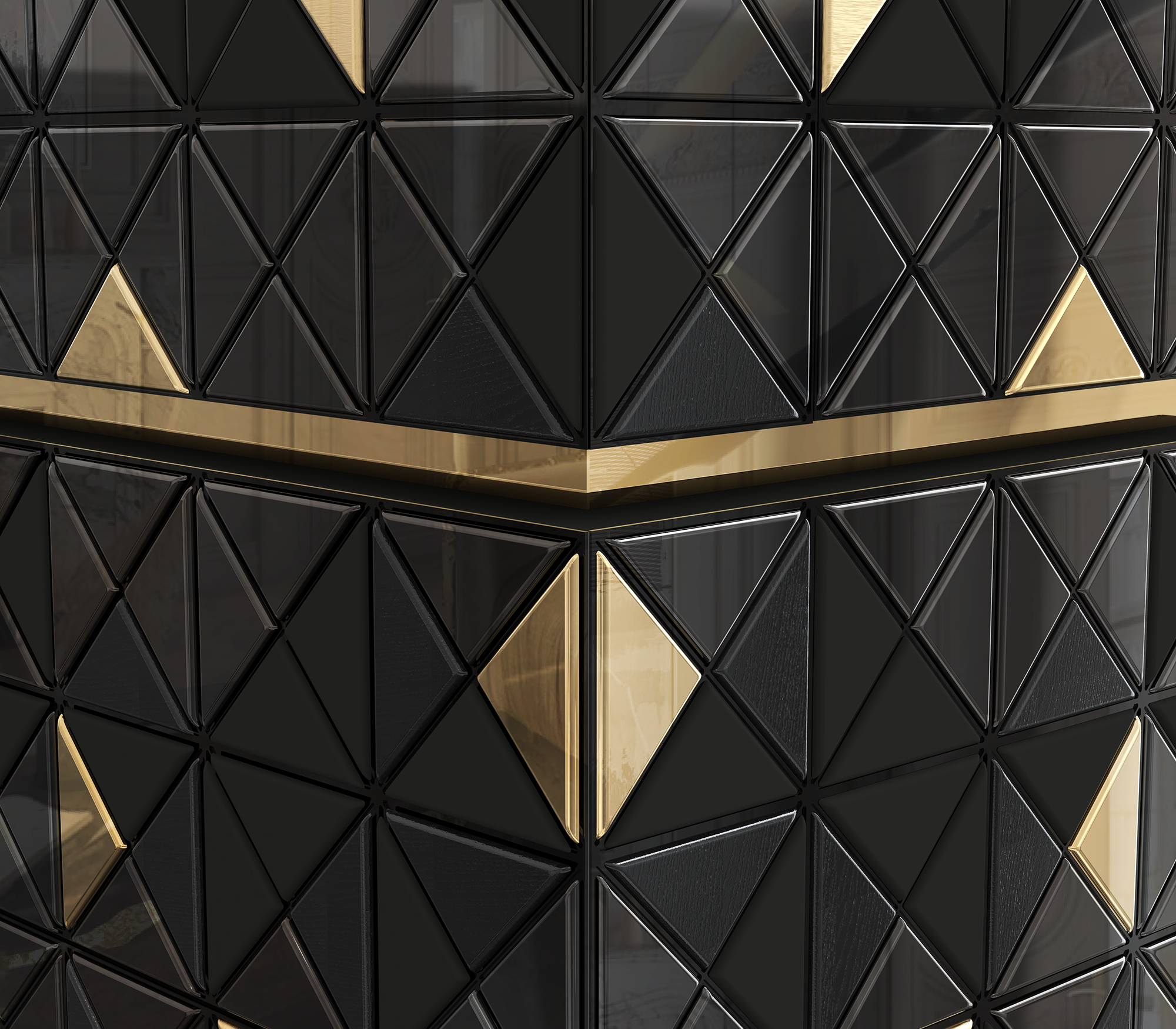 Armoire Noire Mosaic II