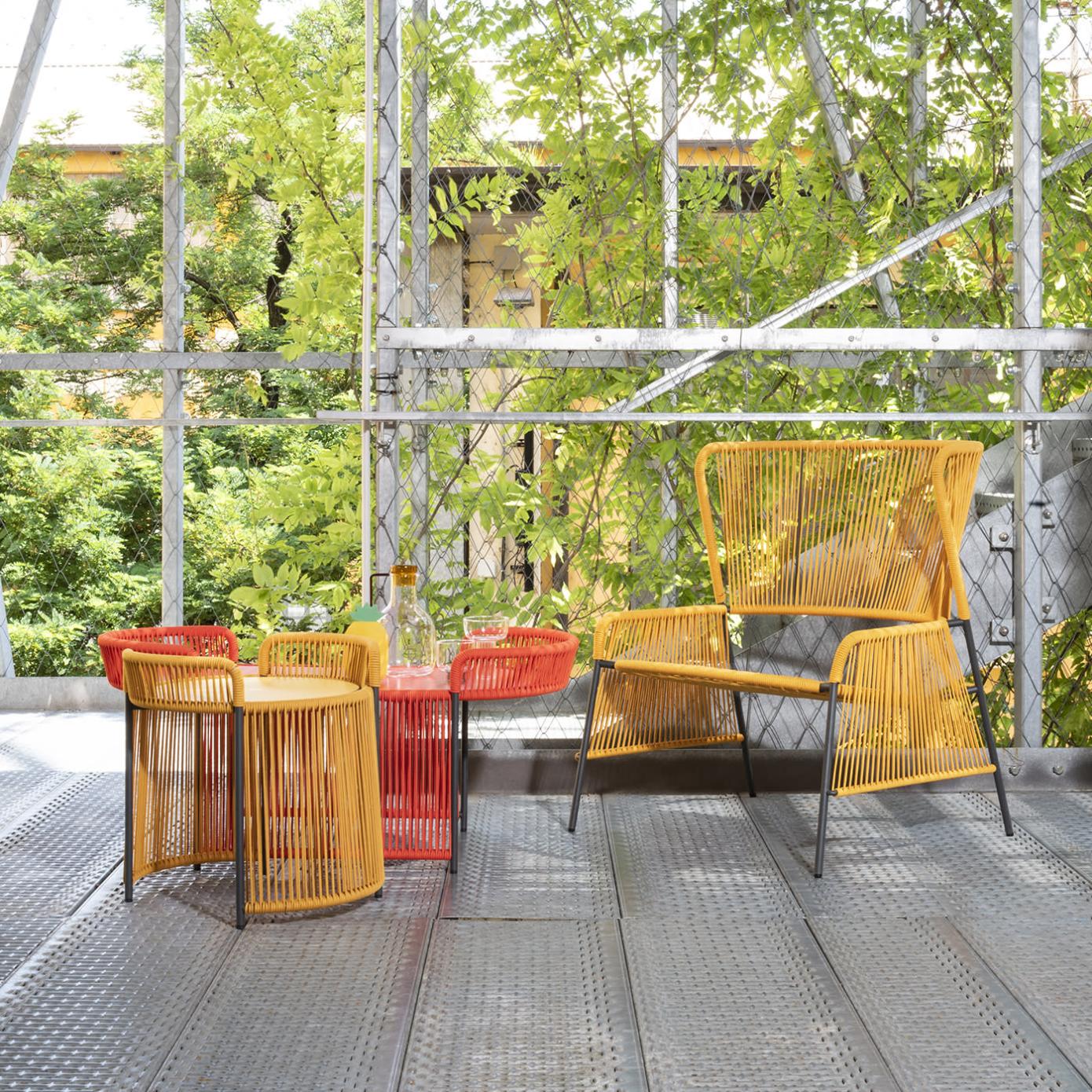 Table Basse de Jardin Jaune Altana SM
