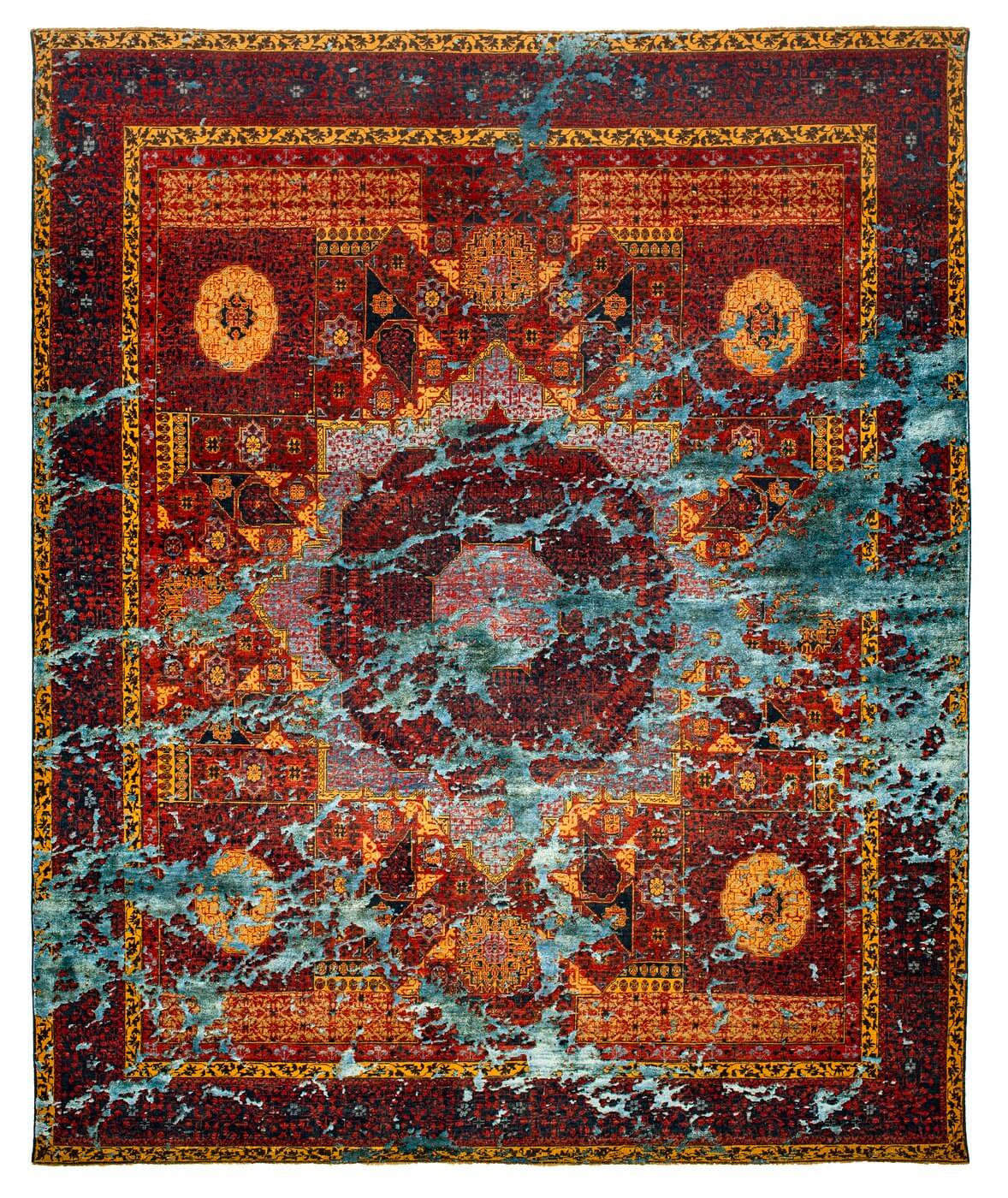 Tapis Mamluk Columbus Ciel