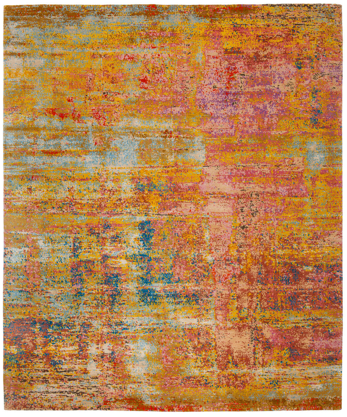 Tapis Artwork 18 Multicolore Rose