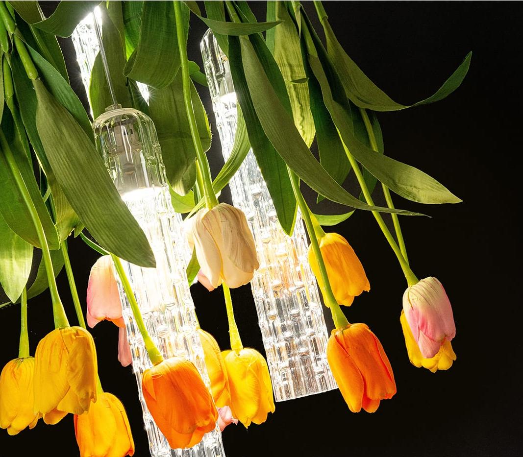 Petit lustre rond Tulip