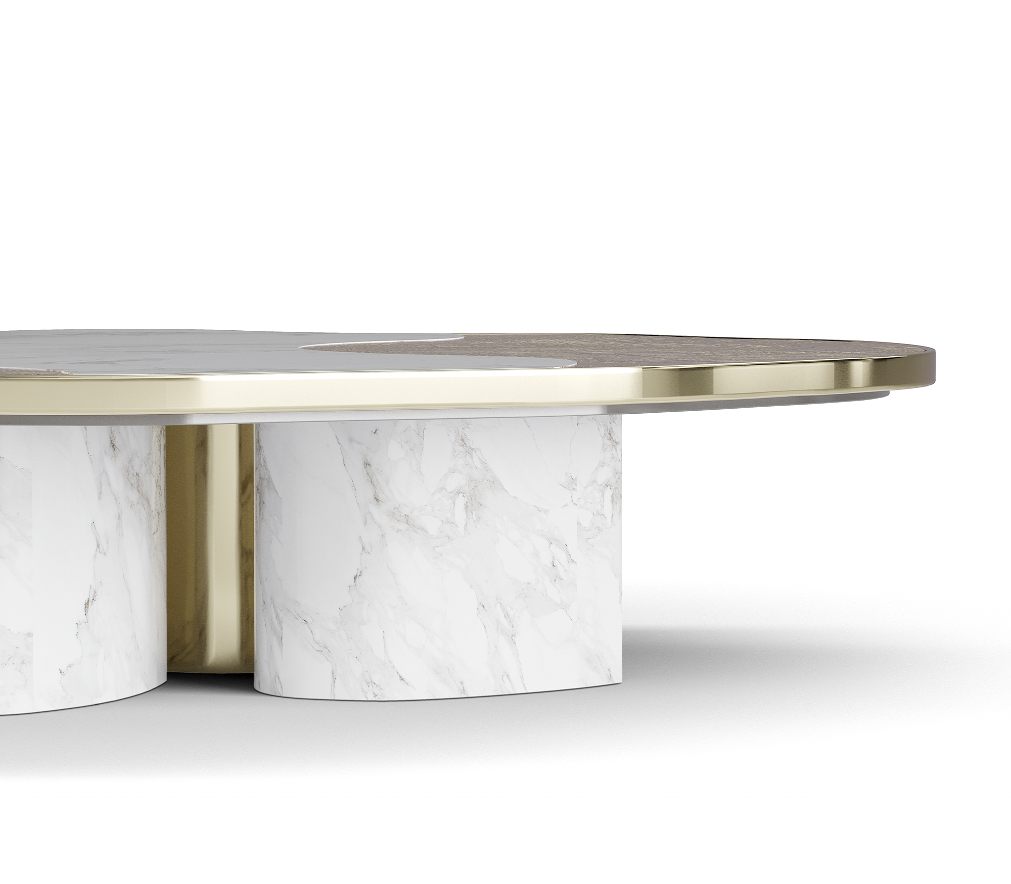 Set Tables Athena Doré & Or