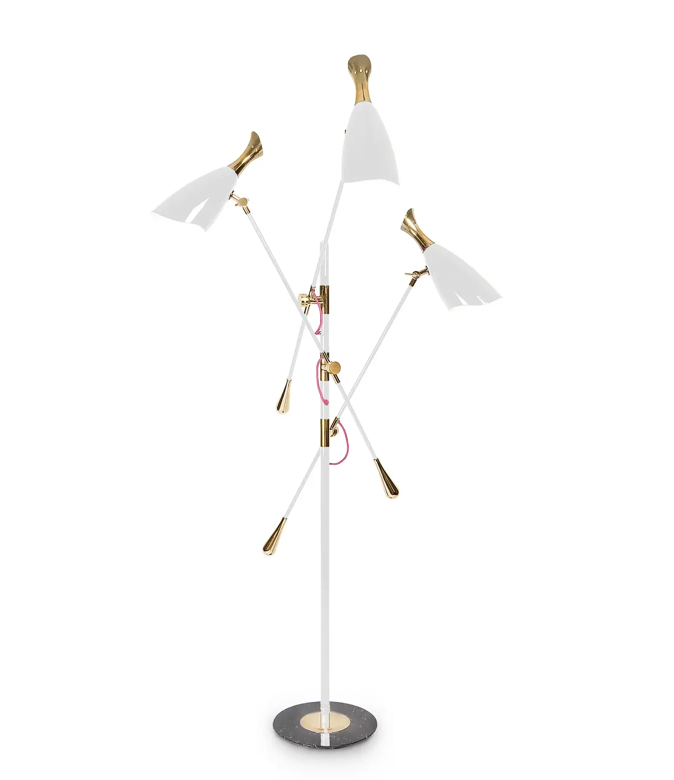 Lampadaire Duke doré